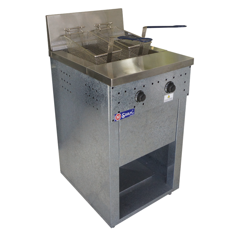 FREIDORA A GAS EN ACERO INOXIDABLE - STAR