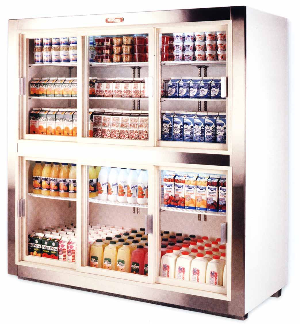 VITRINA SENCILLA 6 PUERTAS NEVERAMA CAJON (VN006VIT)
