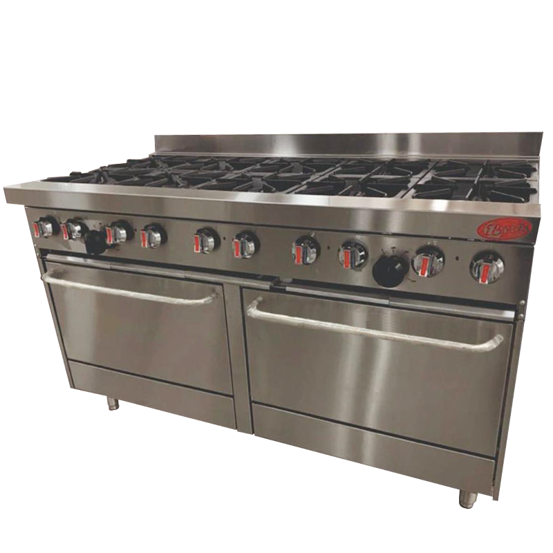 COCINA 10 HORNILLAS 2 HORNOS MARCA IBOIA