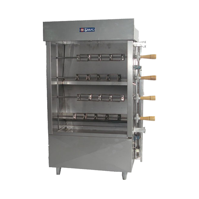 ASADOR DE 16 POLLOS 4 VARAS  STAR (AS1403G)