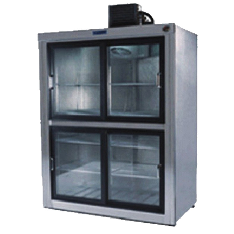 VITRINA SENCILLA 4 PUERTAS CON UNIDAD 